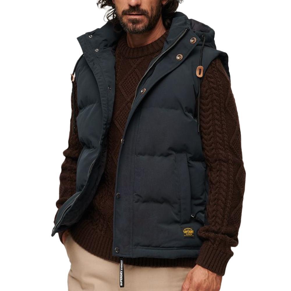Kurtka bez rękawów z kapturem Superdry Everst