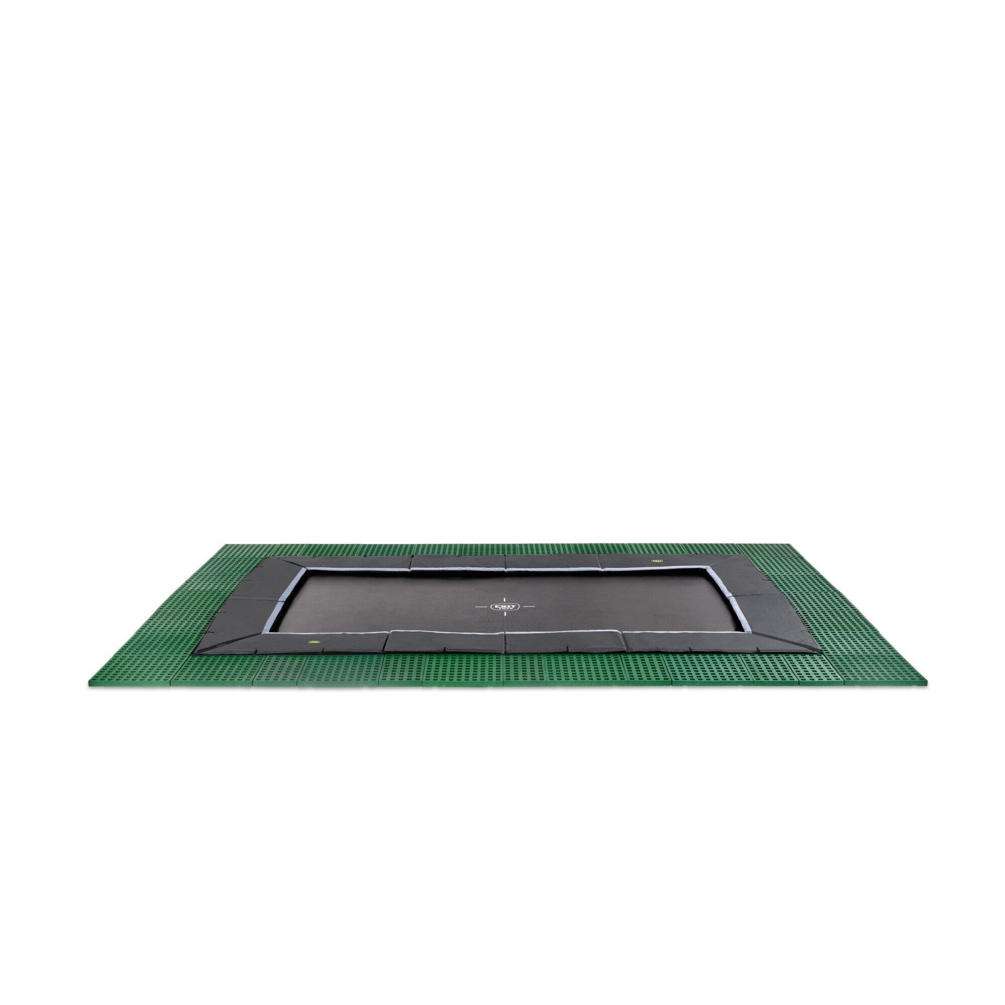 Trampolina naziemna Dynamic z płytkami zabezpieczającą Freezone 244x427cm