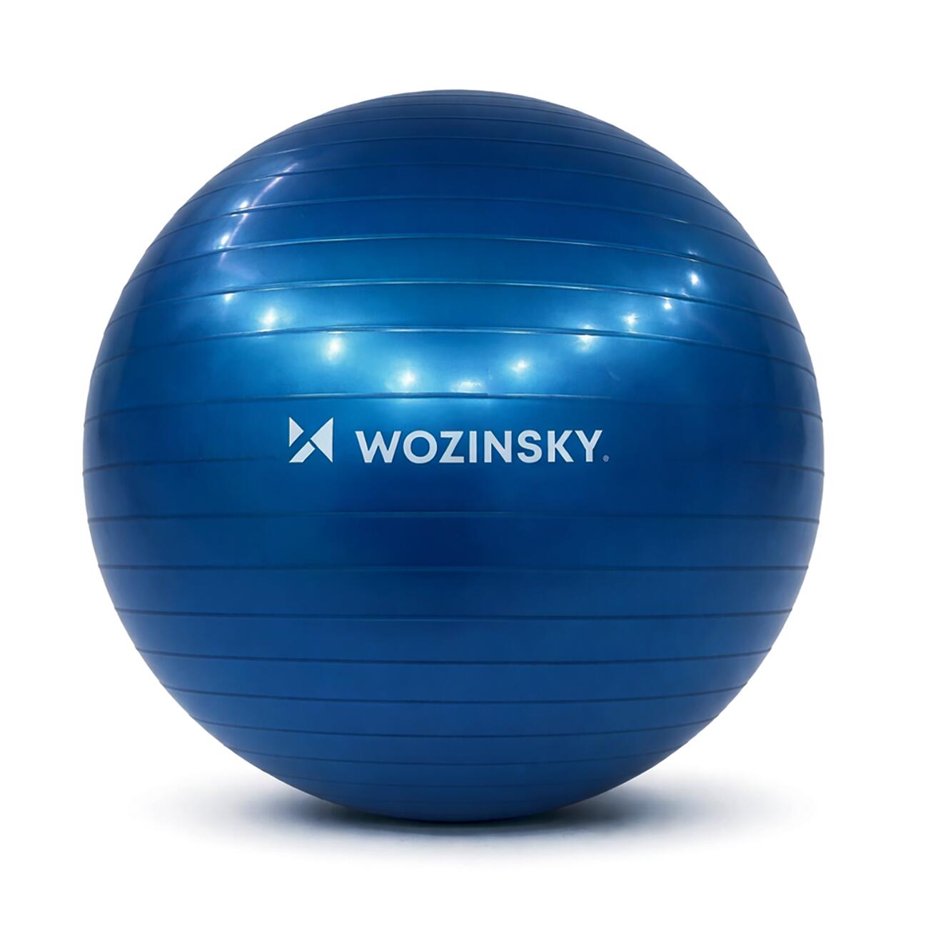 Piłka gimnastyczna do ćwiczeń 65 cm trening fitness Wozinsky