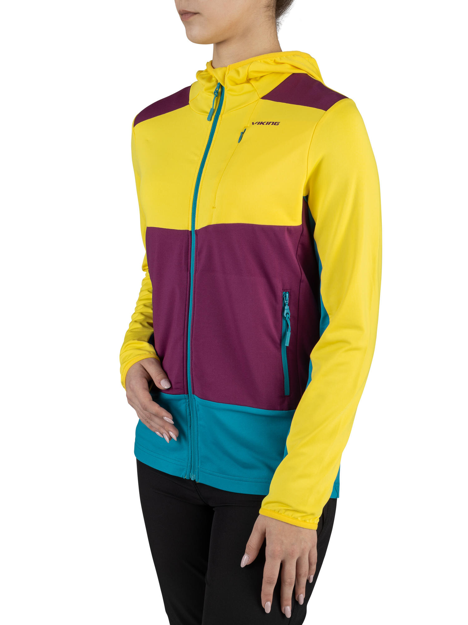 Bluza do biegania z kapturem damska Viking Tacoma Hoodie Lady