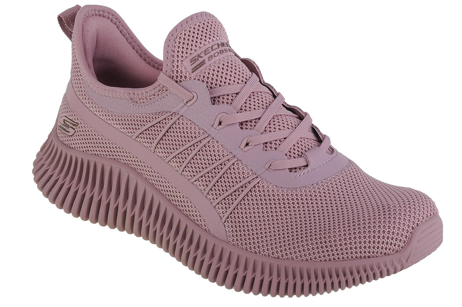 Kapcie SKECHERS BOBS GEO-NEW AESTHETICS SLIP-INS Rose