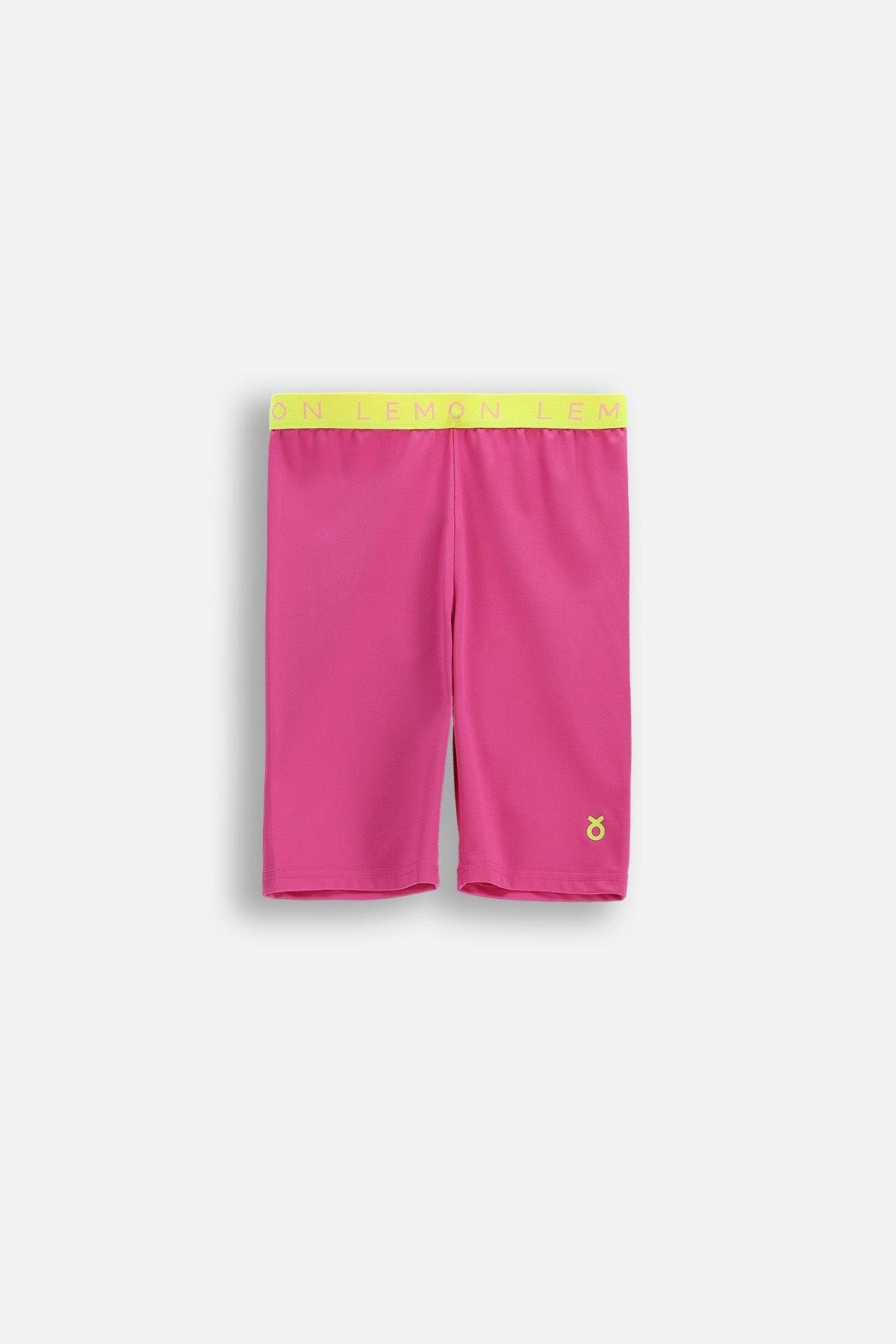 Legginsy sportowe dla dzieci Lemon Explore WL6 krótkie różowe