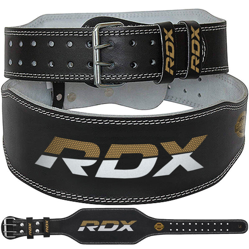 Pas do podnoszenia ciężarów RDX Belt 6 Leather