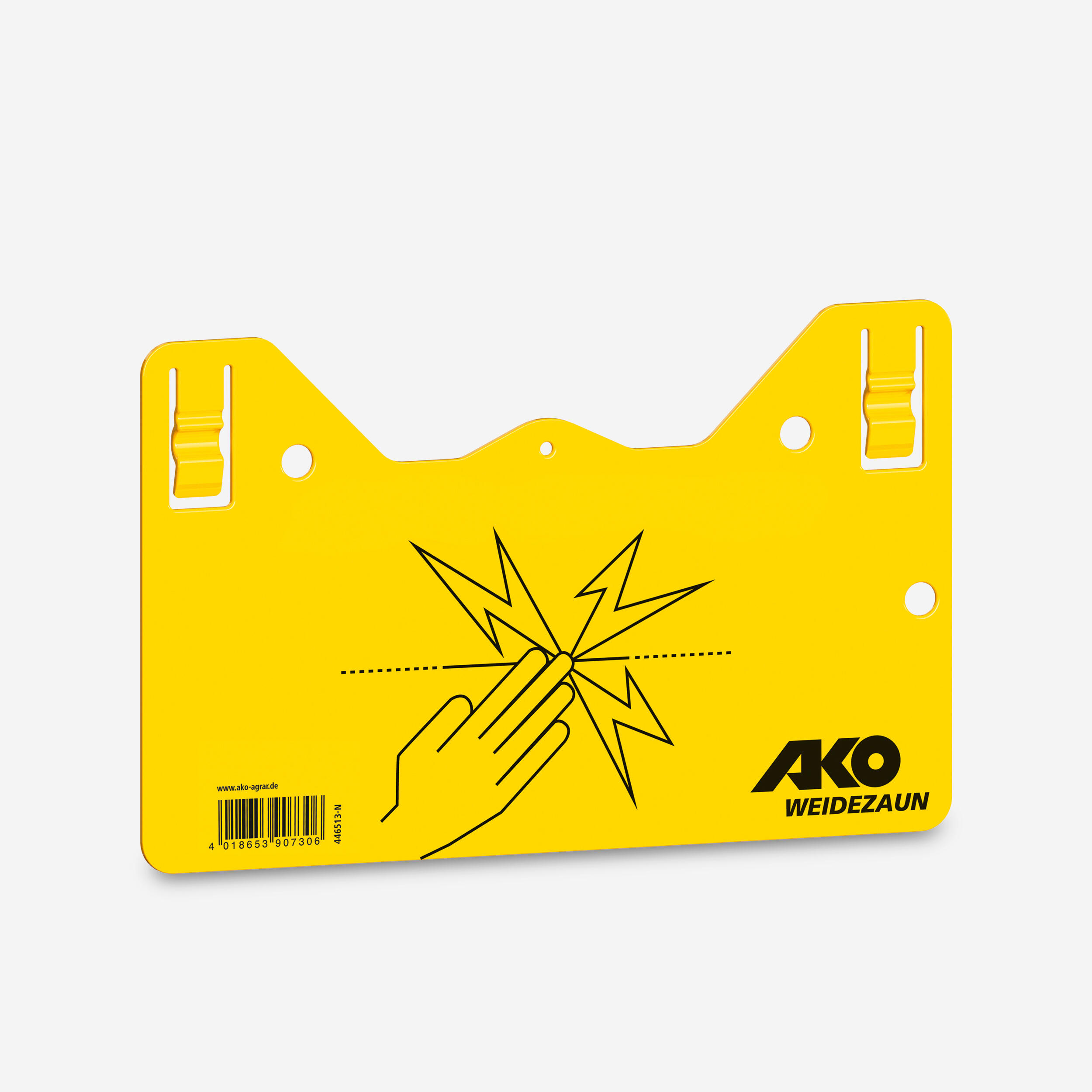 Tabliczka ostrzegawcza na ogrodzenie elektryczne