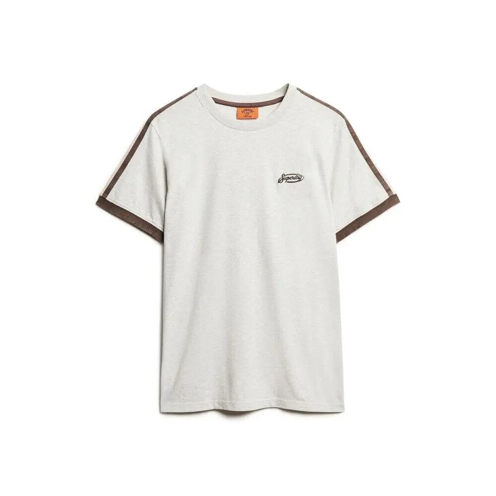 Koszulka retro w paski z logo Superdry Essential