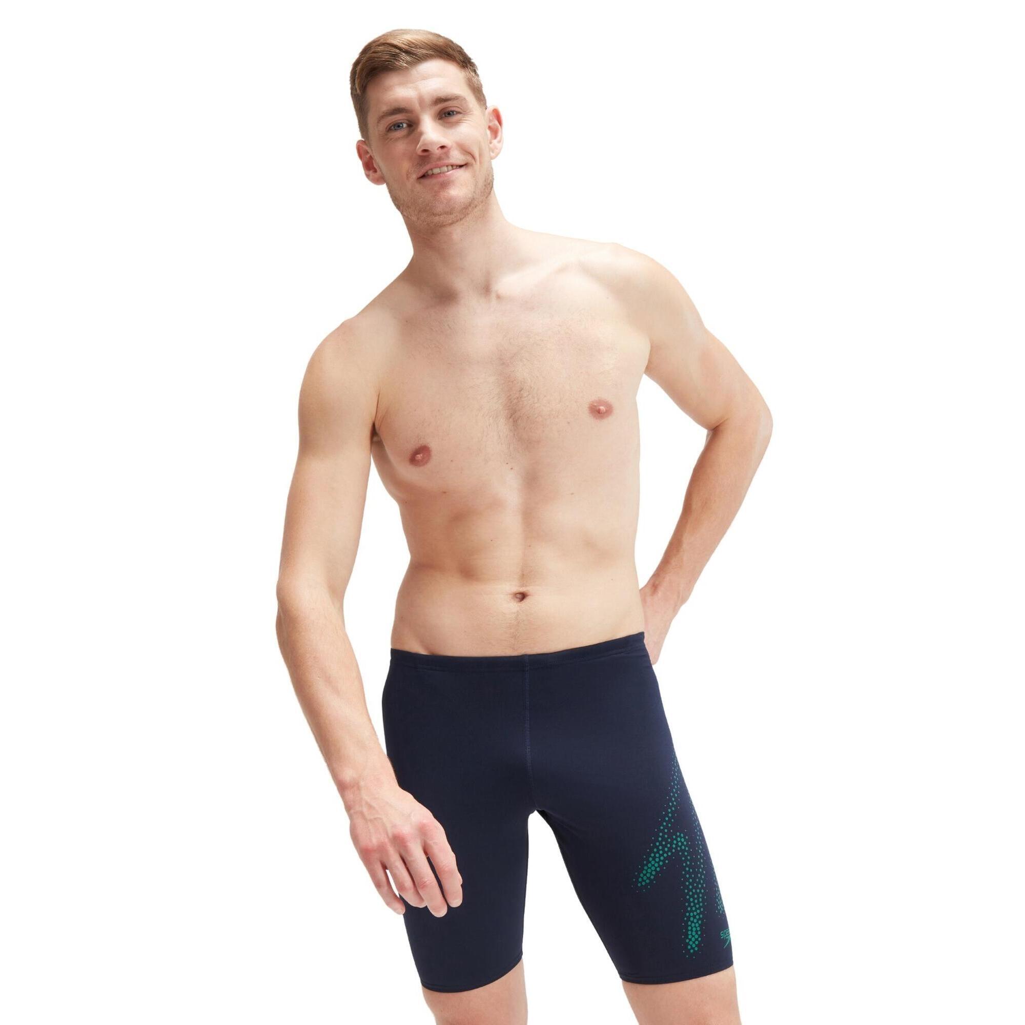 Jammerki Speedo Hyper Boom Placement - True Navy/Jungle Green - Rozmiar 28