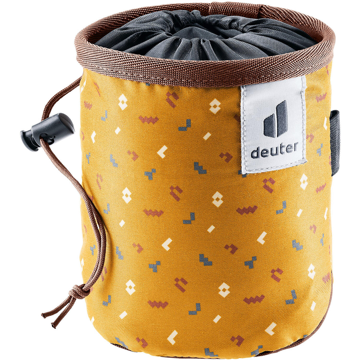 Woreczek na magnezję Deuter Gravity Chalk Bag I - cinnamon blocks/umbra