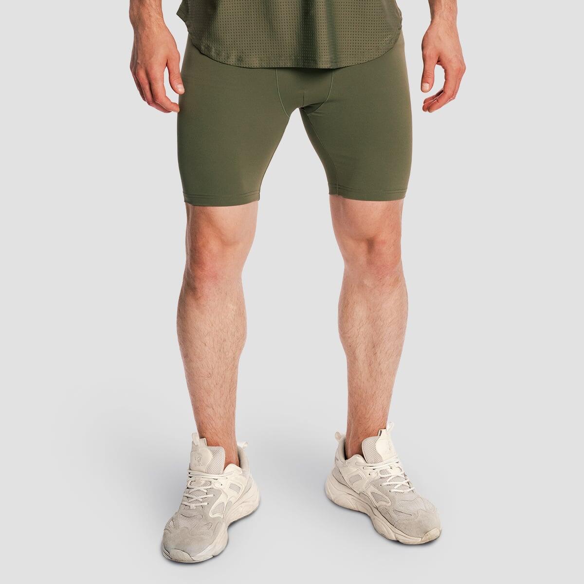 Szorty męskie sporty walki slim oliwkowoszare Combat