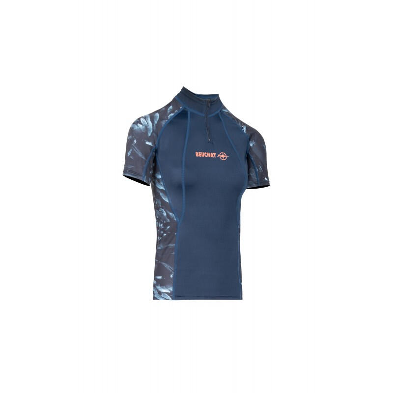 Beuchat Rashguard damski Atoll Seaweed krótki rękaw