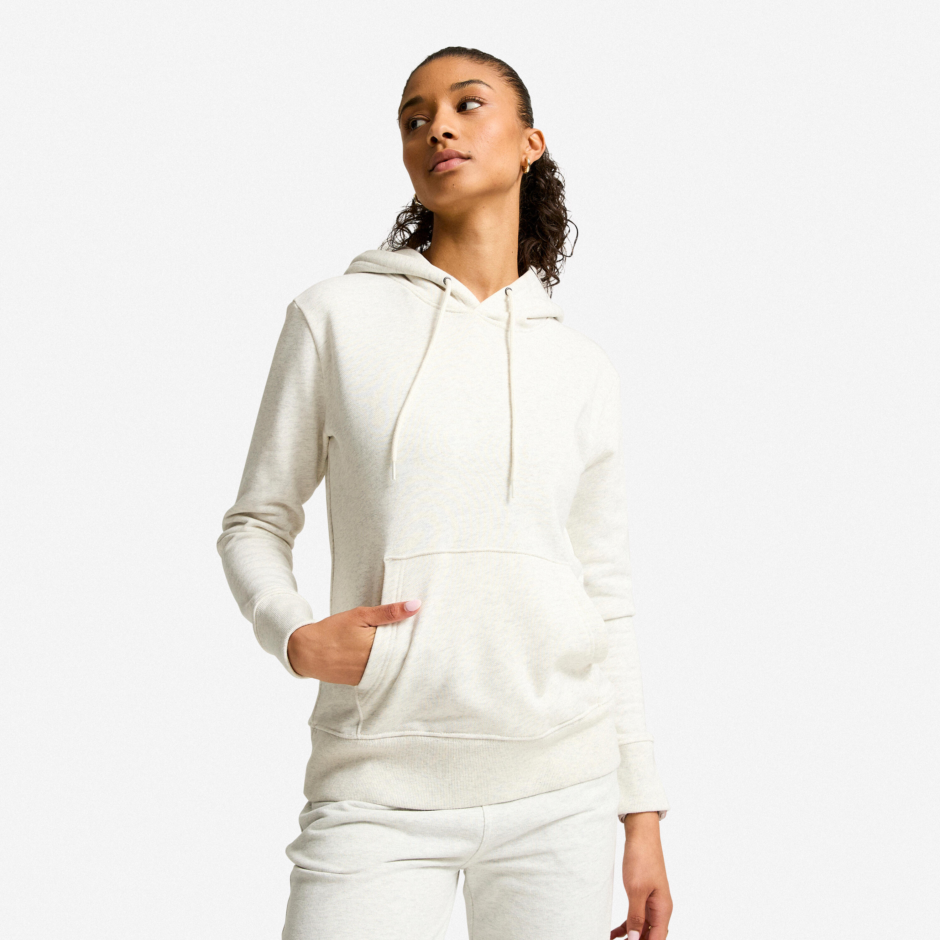 Bluza z kapturem damska Domyos Gym & Pilates