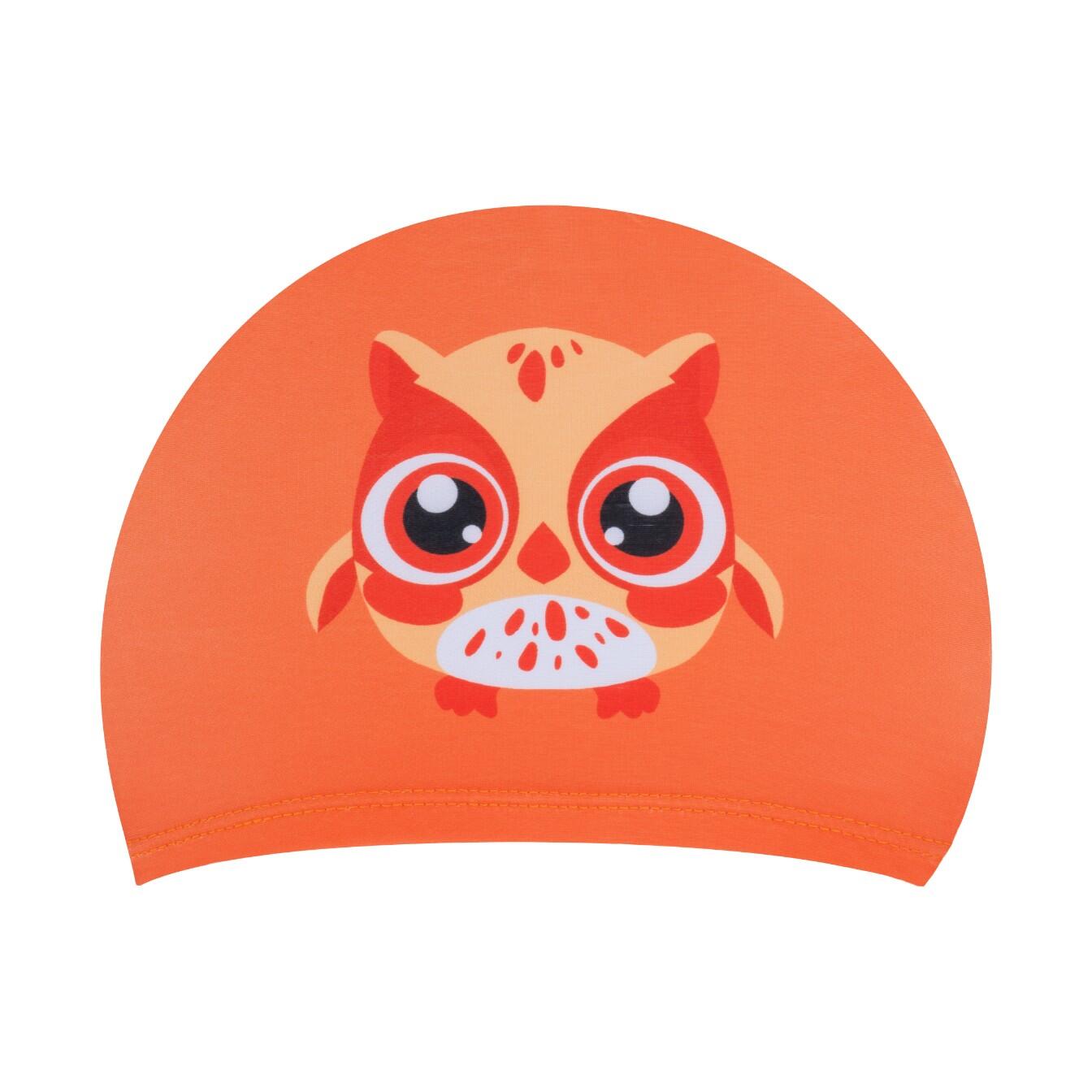 Czepek pływacki materiałowy dla dzieci na basen Aqua-Sport Polyester Printed Cap