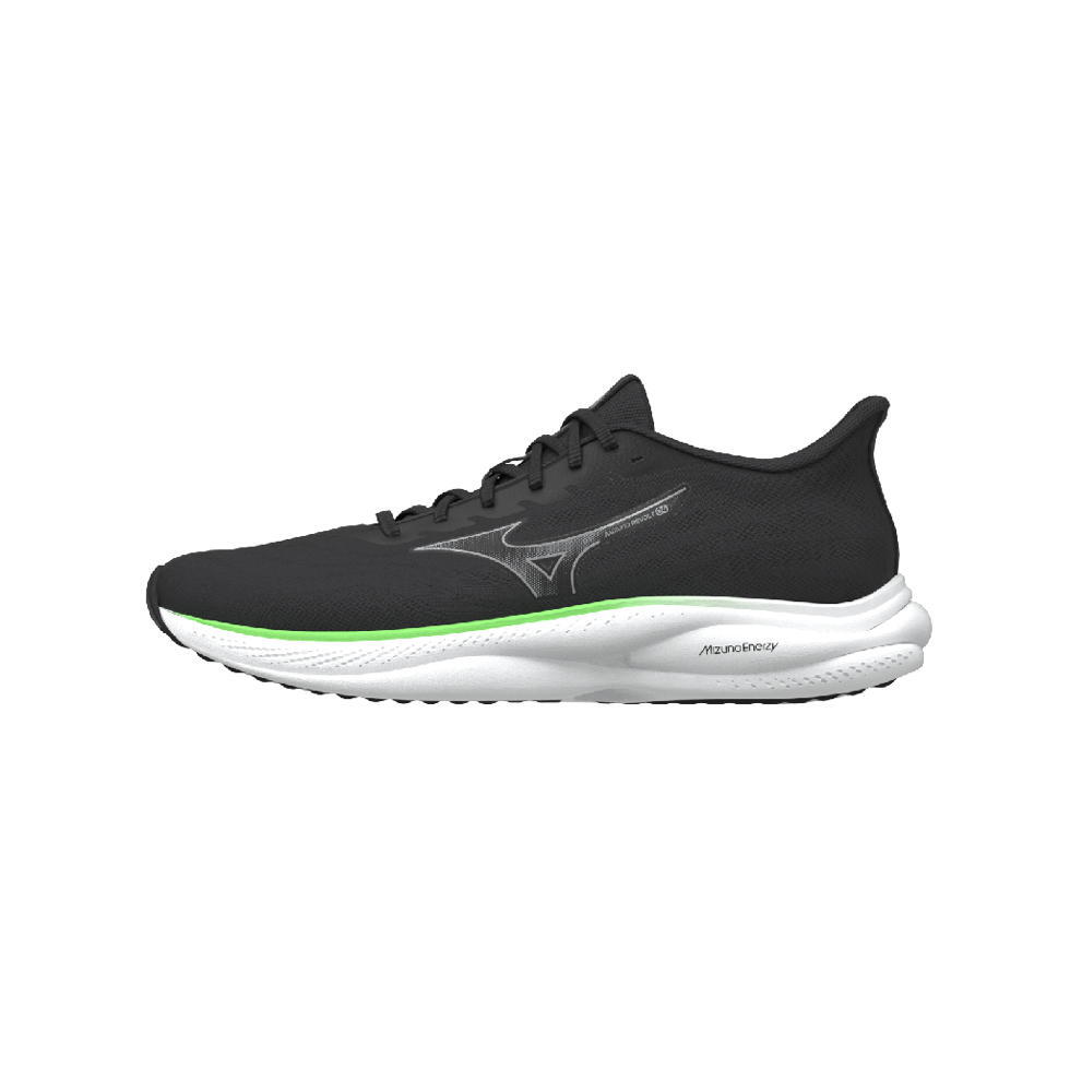 Buty do biegania męskie Mizuno Wave Serene 2 black/silver/glowing apple