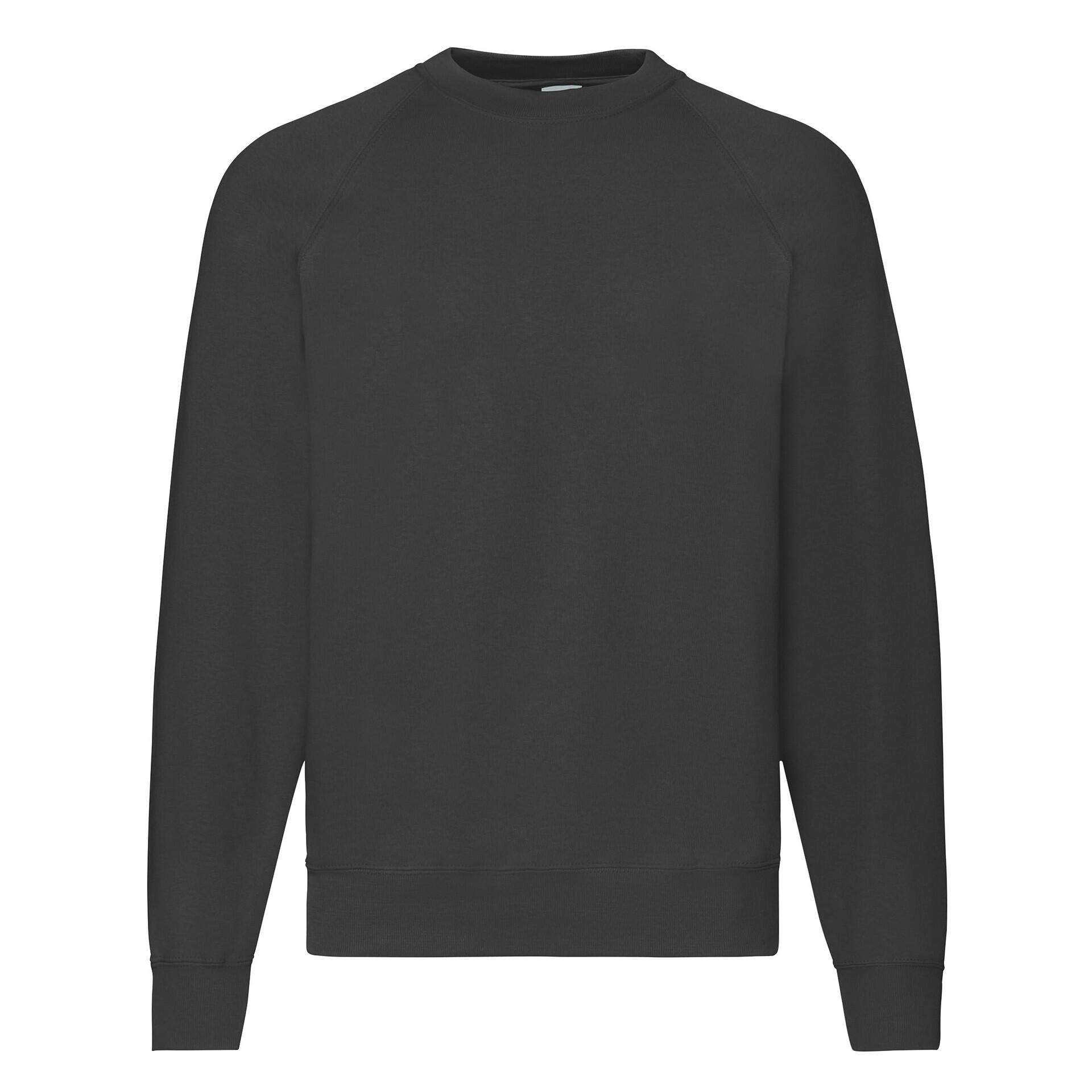 Bluza Fruit Of The Loom Classic Raglan Adult Negro