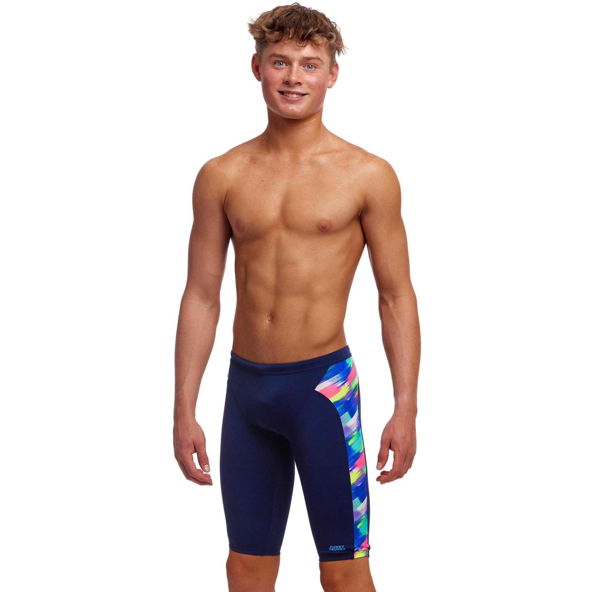 Spodenki FUNKY TRUNKS Streaky Strokes - jammery chłopięce 140-152cm/10/UK26