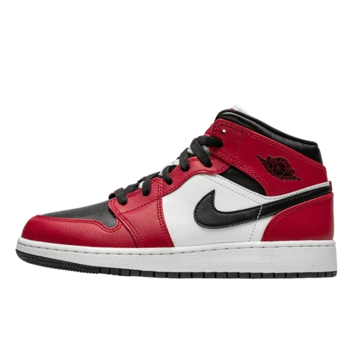 Air Jordan 1 Mid Chicago Black Toe
