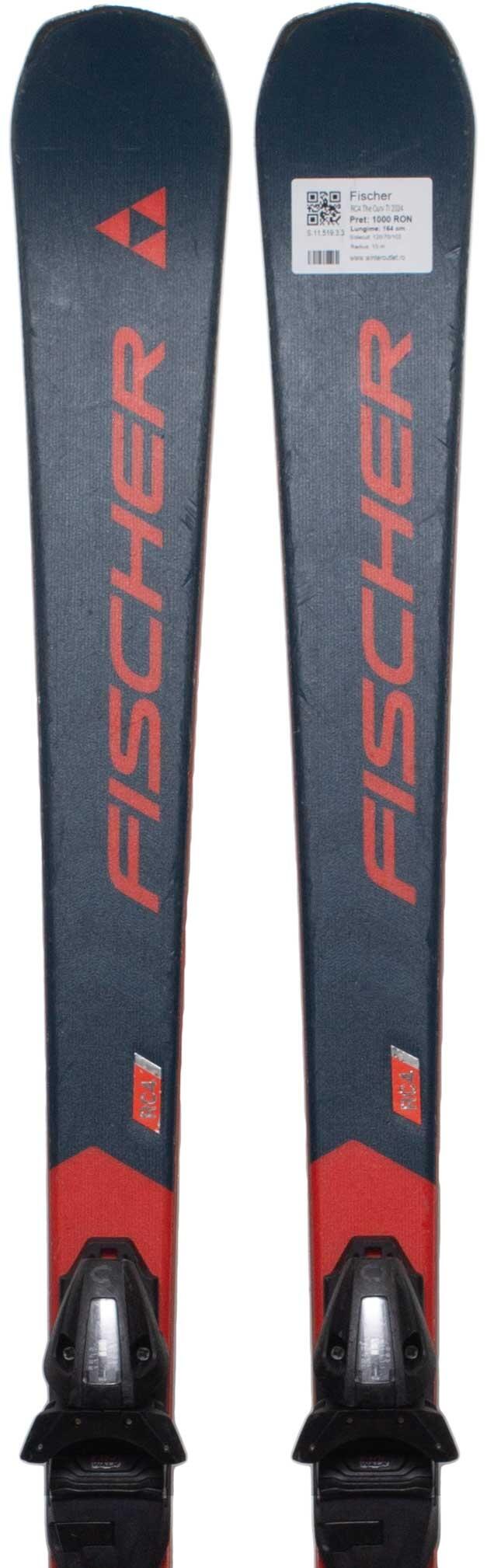Second Life- Narty FISCHER RC4 The Curv TI 2024, 150 cm- Stan bardzo dobry