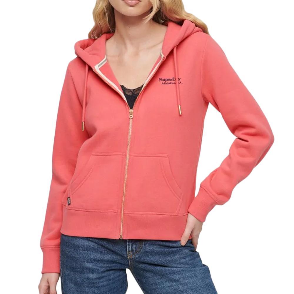Bluza z kapturem i zamkiem Essential Logo