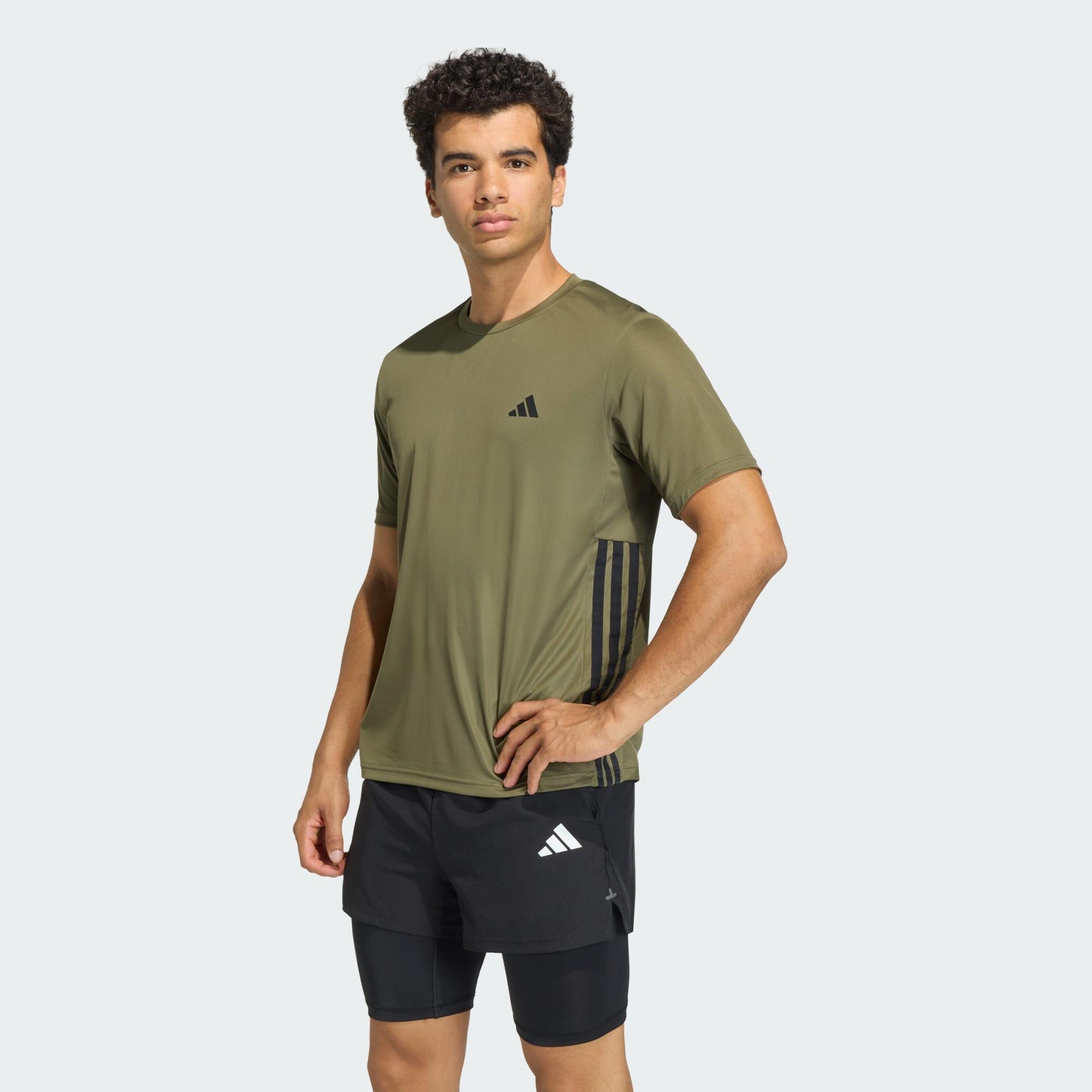 KOSZULKA WORKOUT ESSENTIALS BASE 3-STRIPES