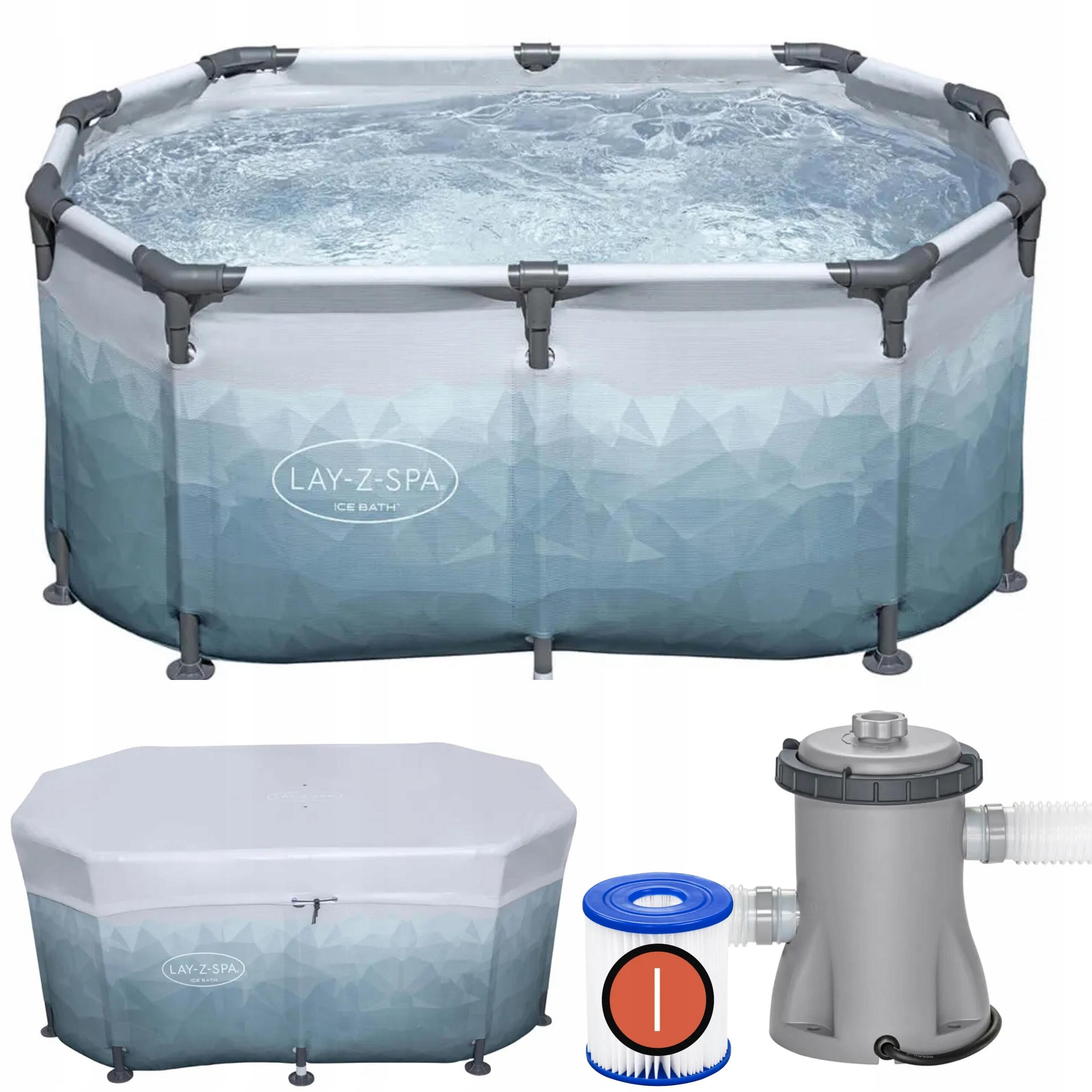 Basen Ogrodowy dla dzieci Bestway do morsowania LAY-Z SPA 150x90x65 cm