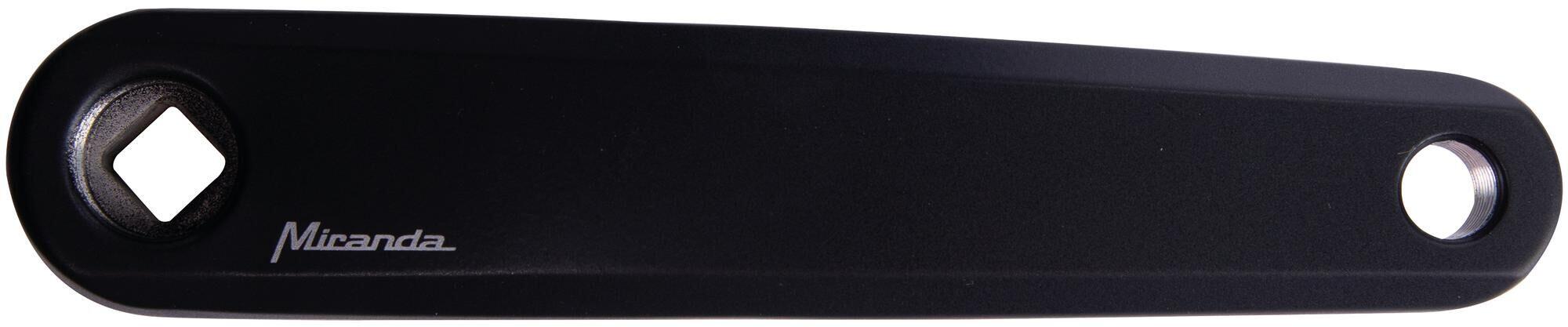 MIRANDA Delta 0 ramię korby prawe 170 mm aluminium bez tarczy czarne