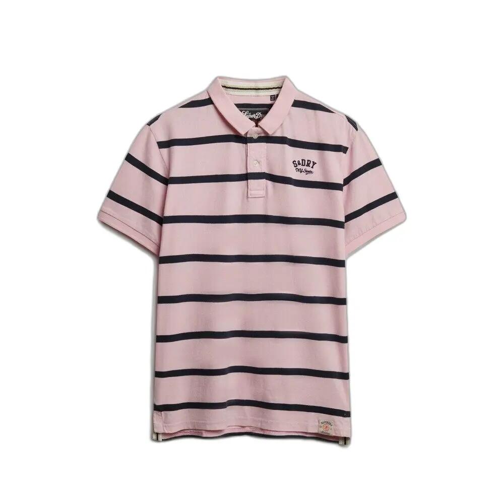 Koszulka polo w paski Superdry Vintage