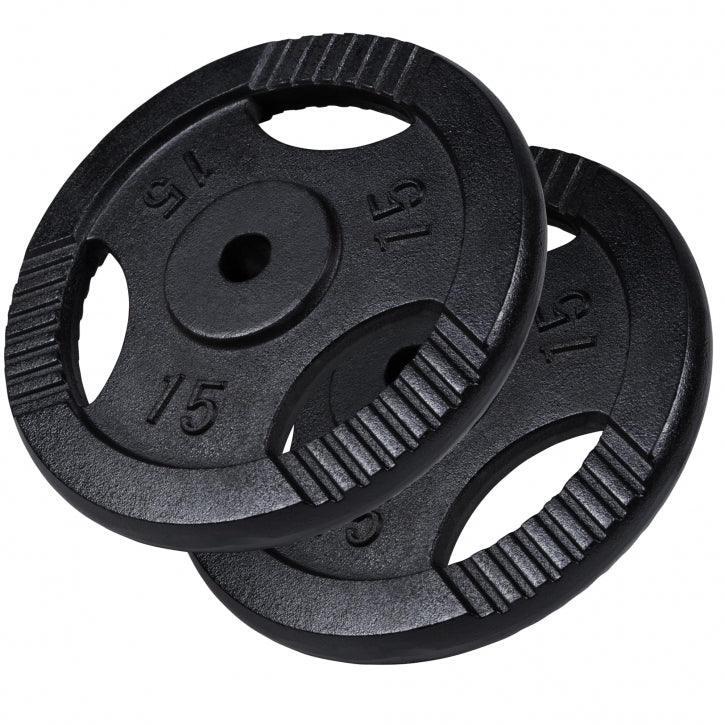 Obciążenia żeliwne 30 kg - 6x5 kg 31 mm na sztangę 31 mm