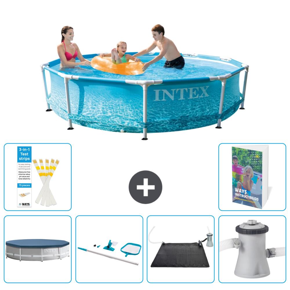 INTEX Basen ze stelażem Okrągły - 305x76 cm - 7-częściowy S67