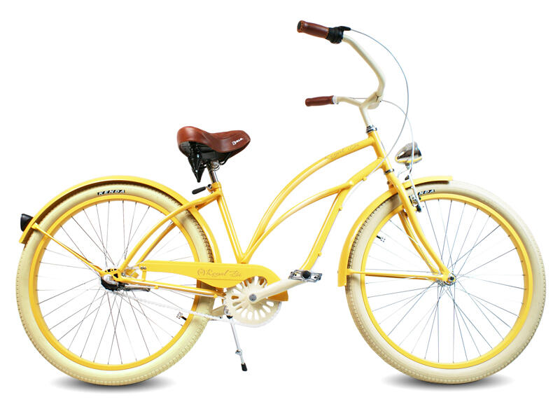 Rower Beach Cruiser Miejski Damski 18,5 26