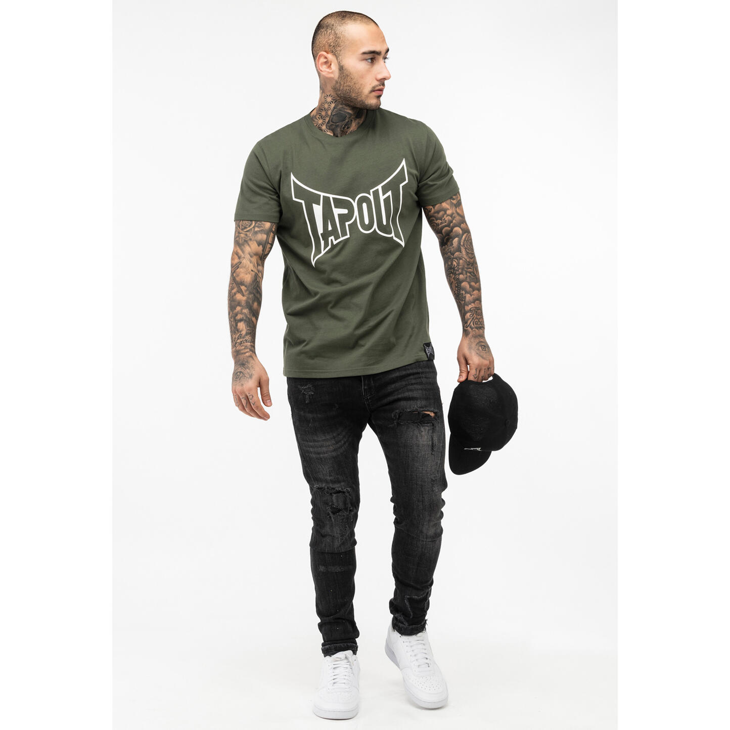 T-shirt o klasycznym kroju Tapout Basic