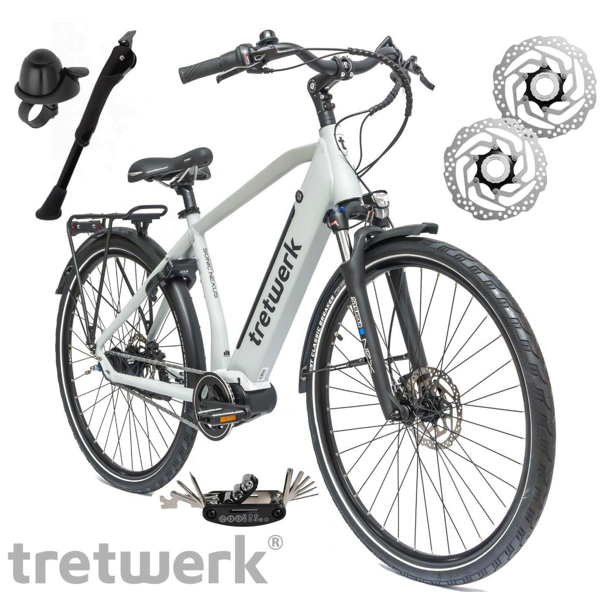 Rower Elektryczny Męski Damski Miejski 28 SHIMANO Nexus LCD 250W Aluminium
