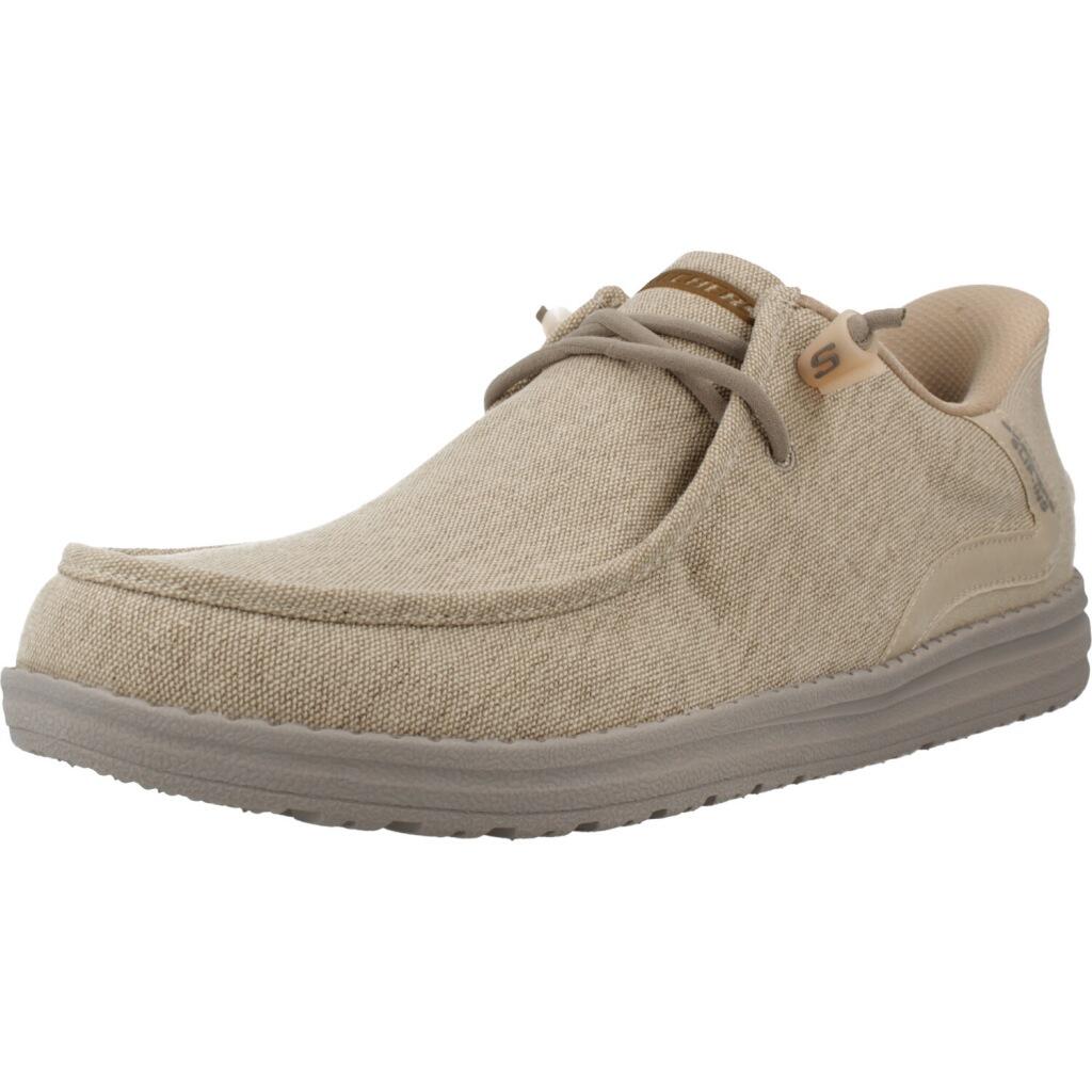 Buty SKECHERS SLIP-INS MELSON Jasnobrązowy