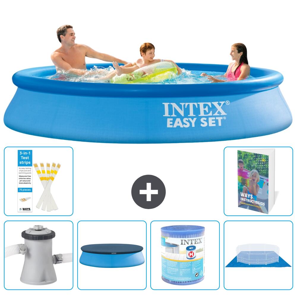 INTEX Basen Easy Set Okrągły - 305x61 cm - 7-częściowy S341