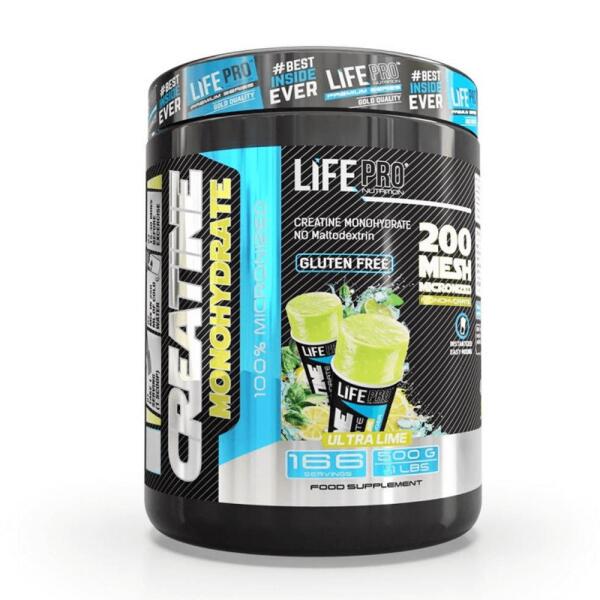 Monohydrat kreatyny 200 mesh - 500 g Cytryna i limonka LifePRO