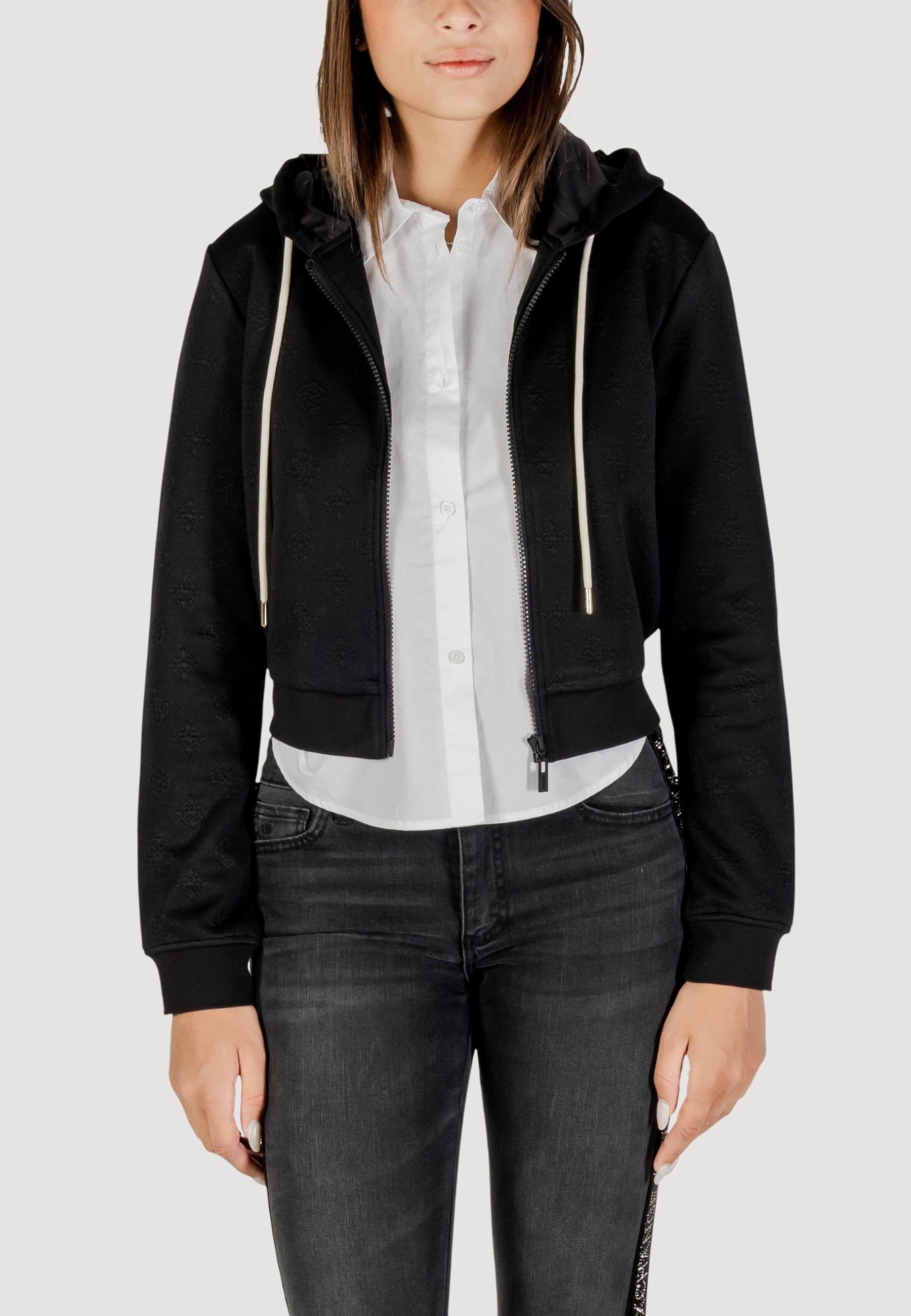 Bluza Kobieta GUESS ACTIVE 3D PEONY ZIPPER HOODIE JACKET
