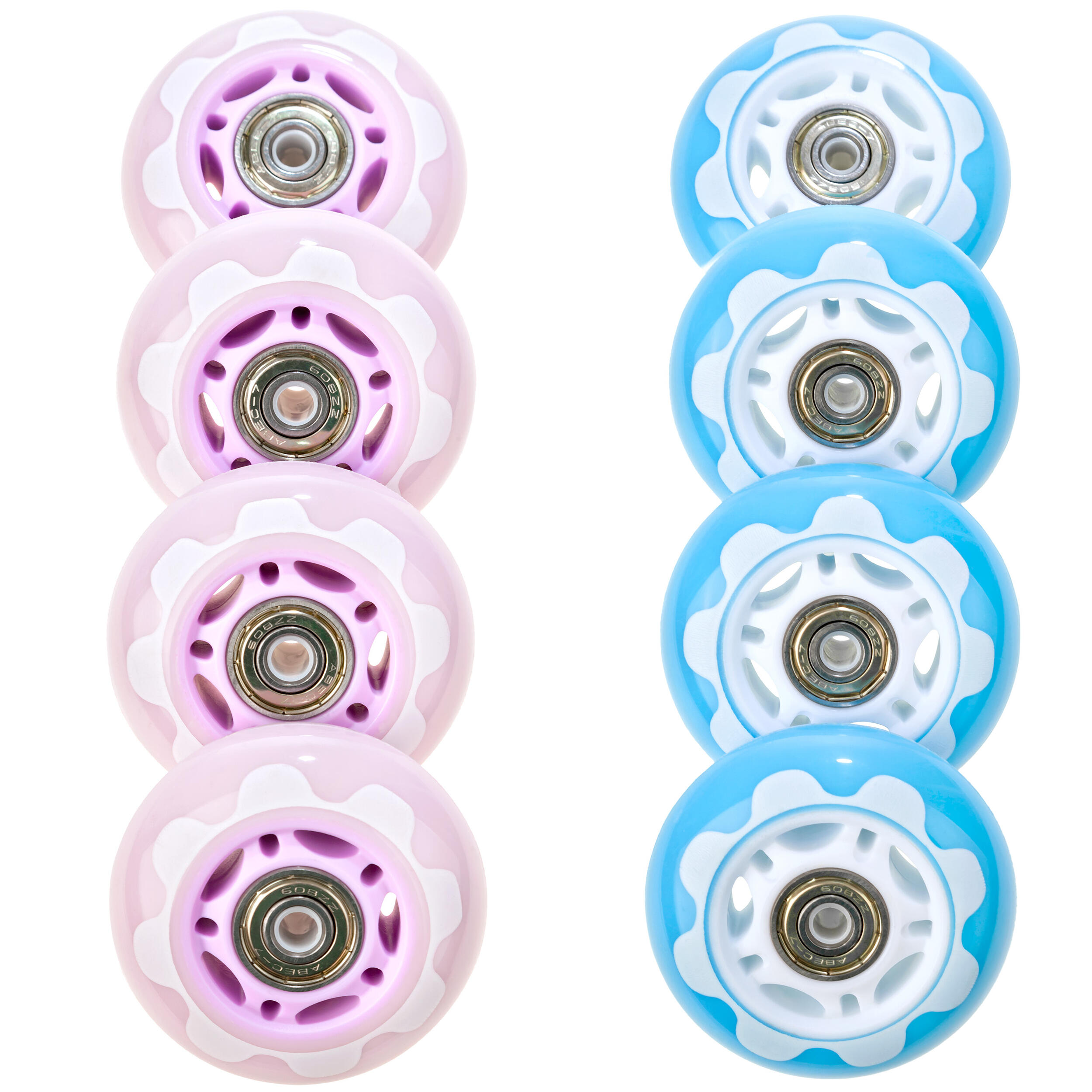 8x Kółka do rolek + łożyska Raven Senia 70mm PU