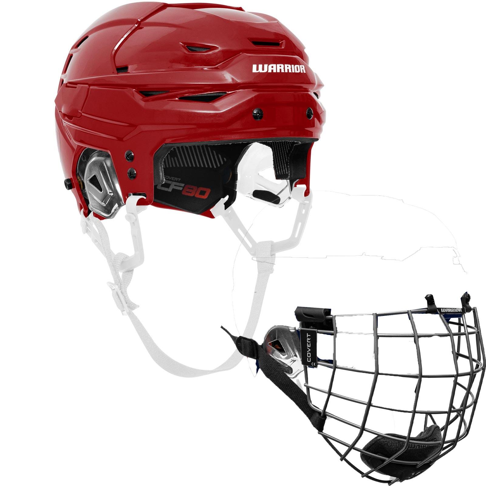 Hełm/grill WARRIOR CF80 L czerwony