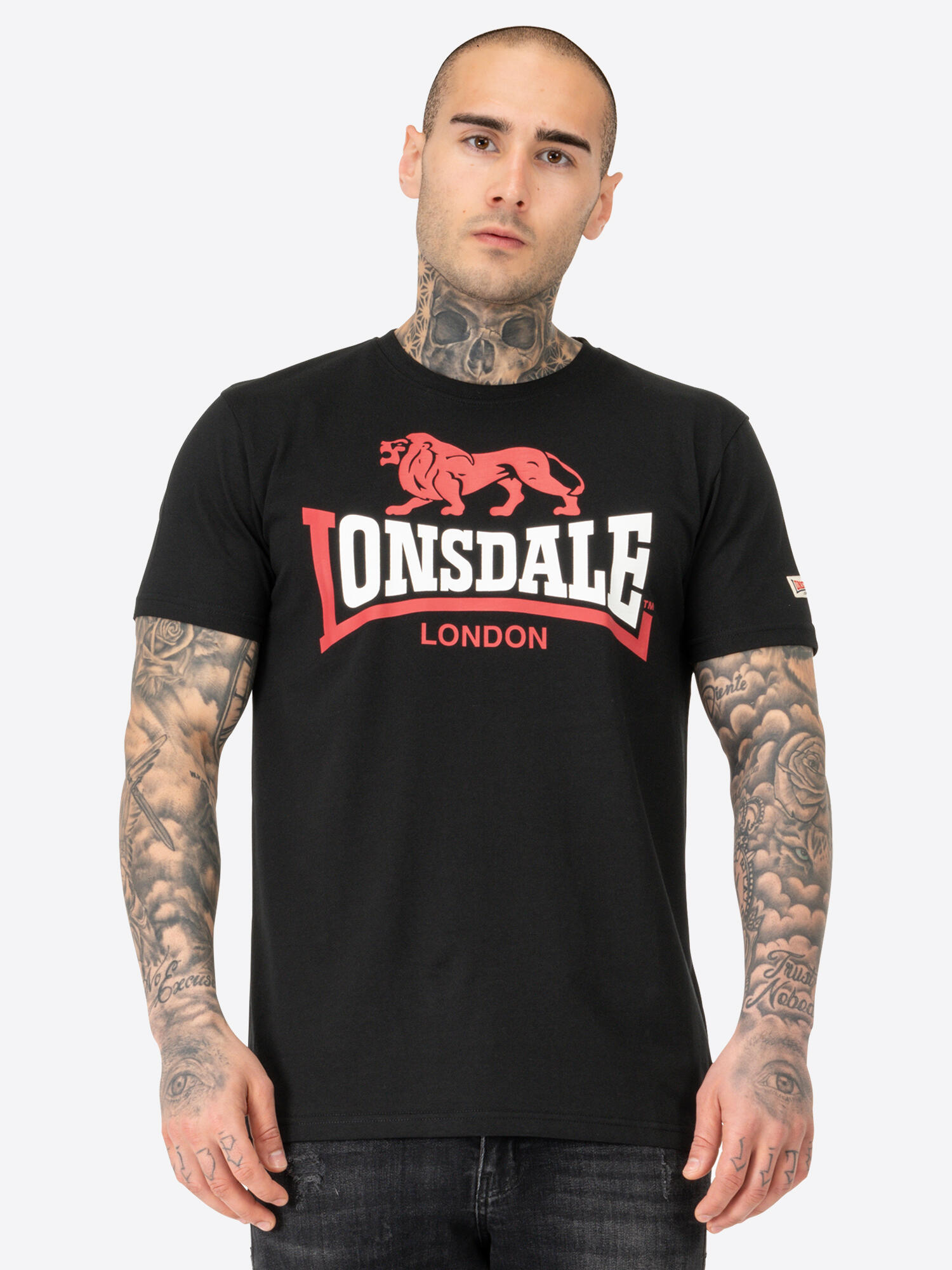 T-shirt o klasycznym kroju Lonsdale Lion Two Tone