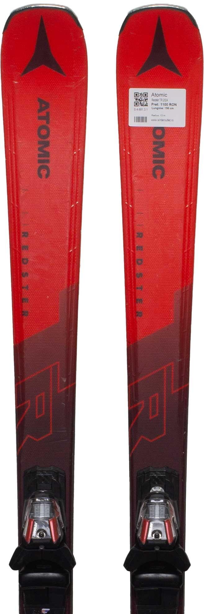 Second Life- Narty ATOMIC Redster TR 2024, 156 cm- Stan bardzo dobry