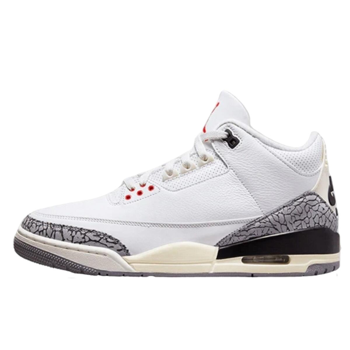 Buty do chodzenia dla dorosłych Air Jordan 3 Retro White Cement Reimagined