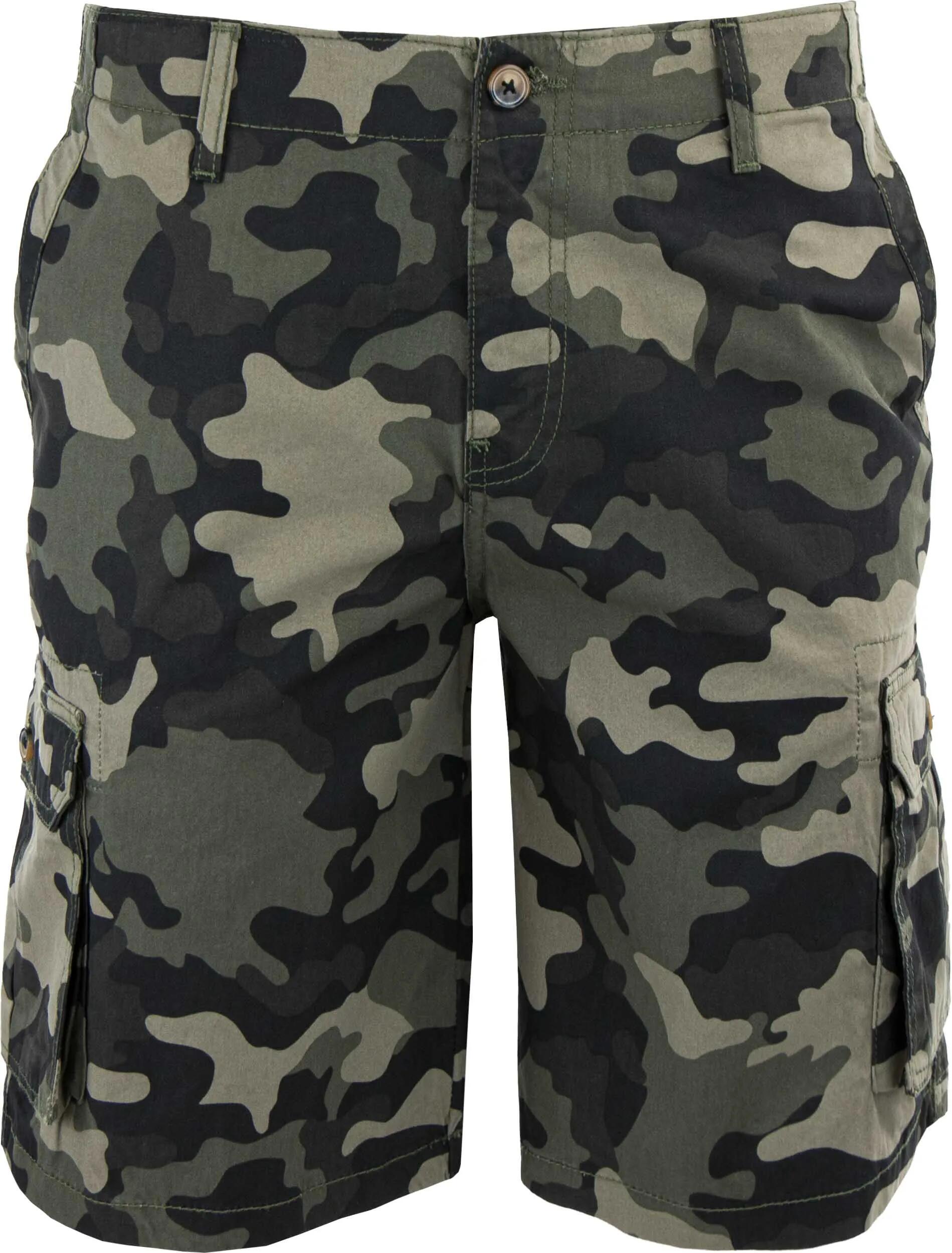 Męskie spodenki The People Rep. Nihil Camouflage Green