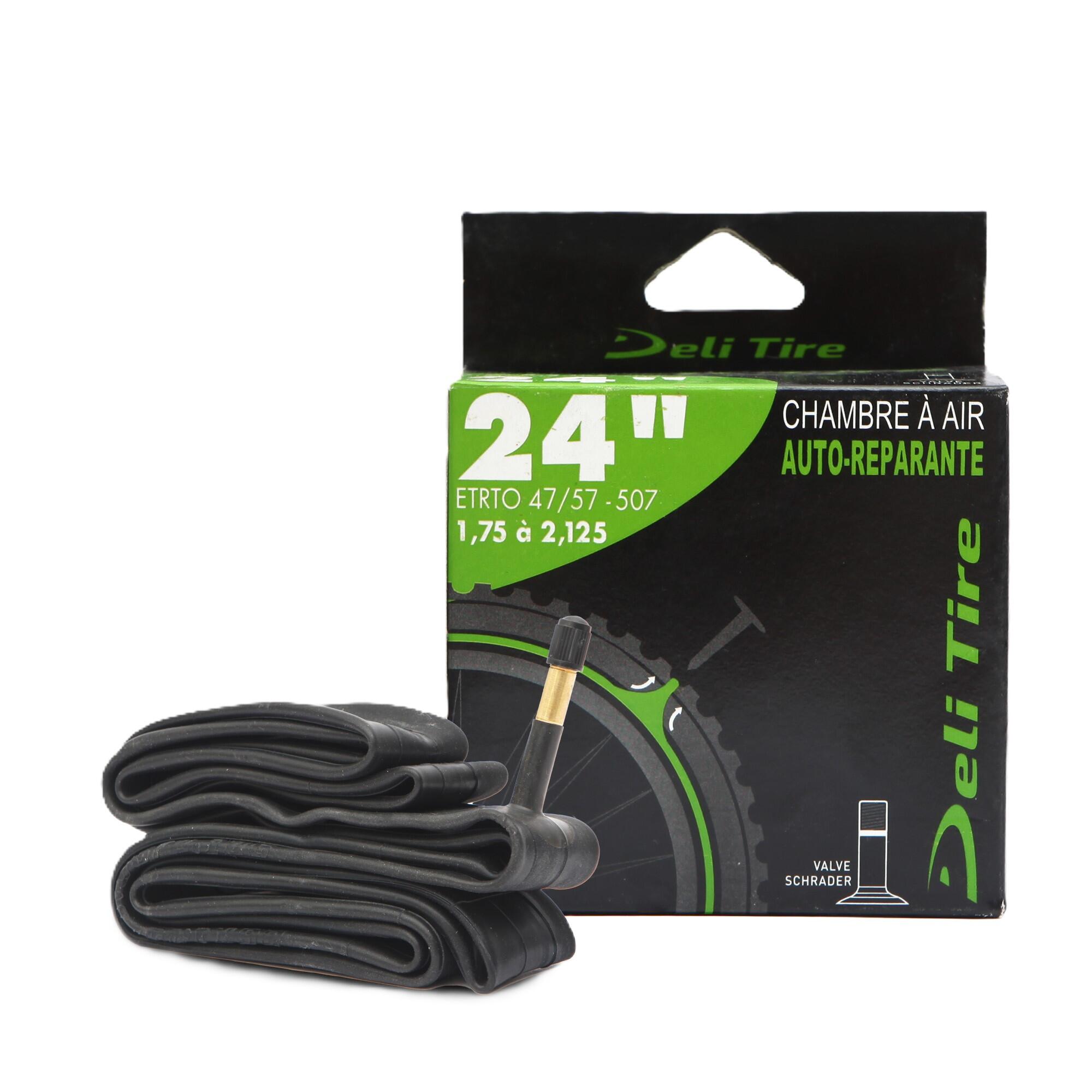 Dętka DELI 24x1.75/2.125 AV 48mm z Żelem Antyprzebiciowym