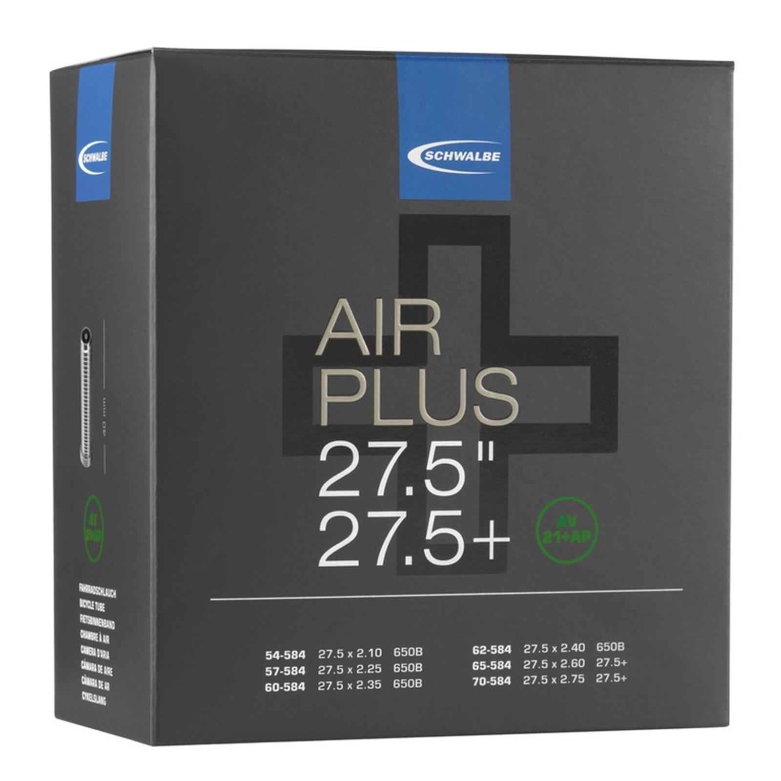 Zawór Schradera komory powietrznej Schwalbe Av21+Ap Air Plus 27 5
