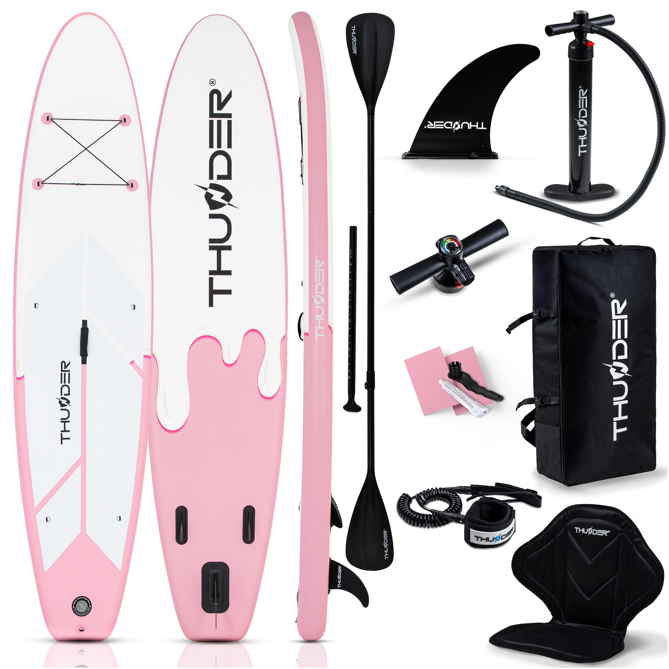 Deska SUP pompowana akcesoria THUNDER CANDY 350cm