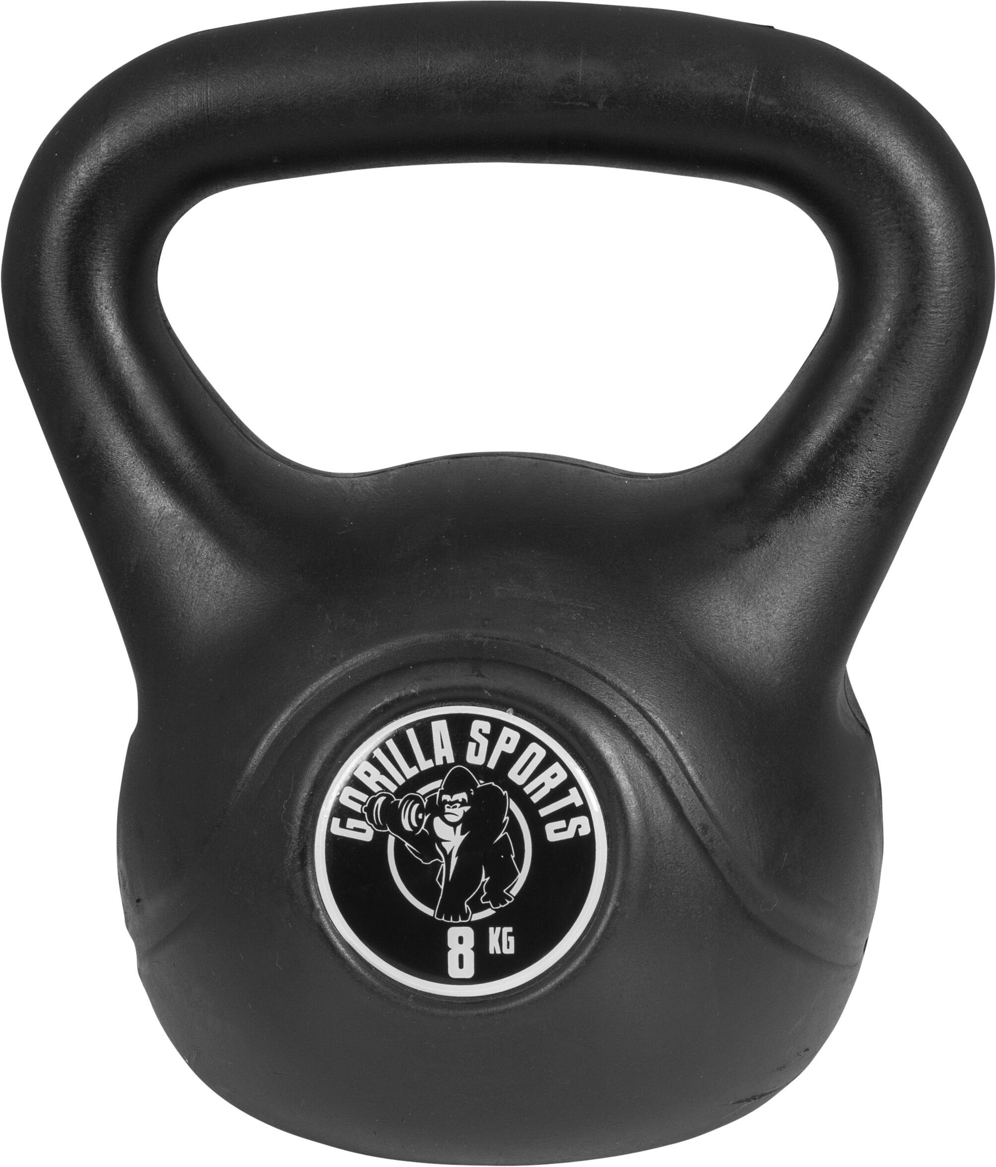 Kettlebell treningowy Gorilla Sports 8 kg winyl