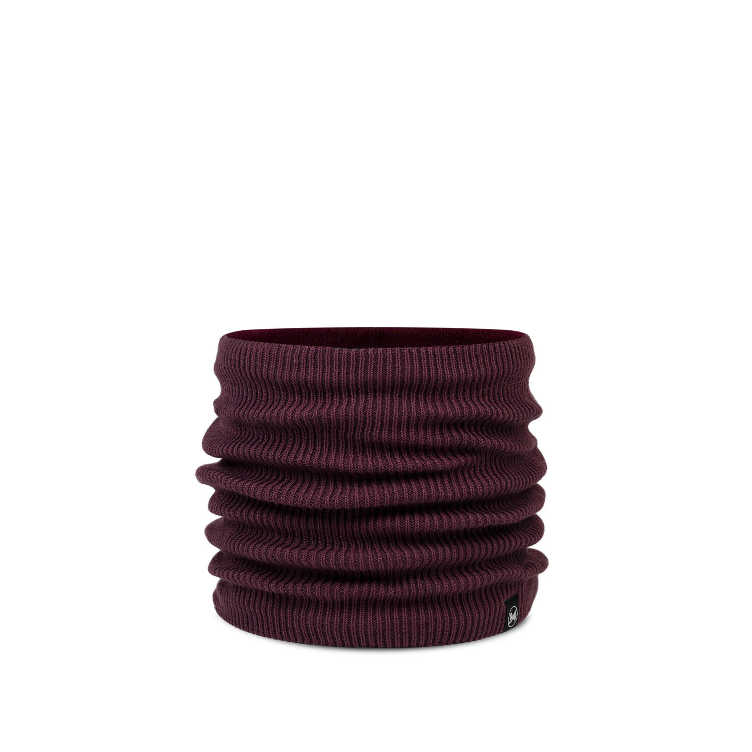 Bandana BUFF KNITTED & FLEECE NECKWARMER RENVI BURGUNDY