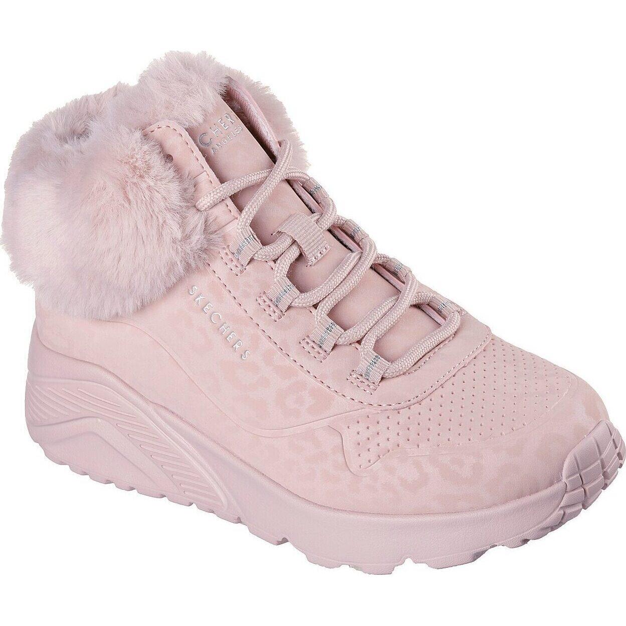 Buty dla dzieci Skechers Uno Lite Cozy Leopard
