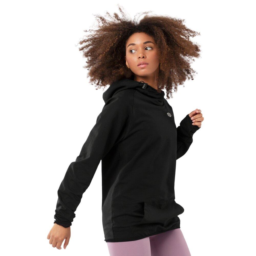 Bluza fitness damska Black Square-W