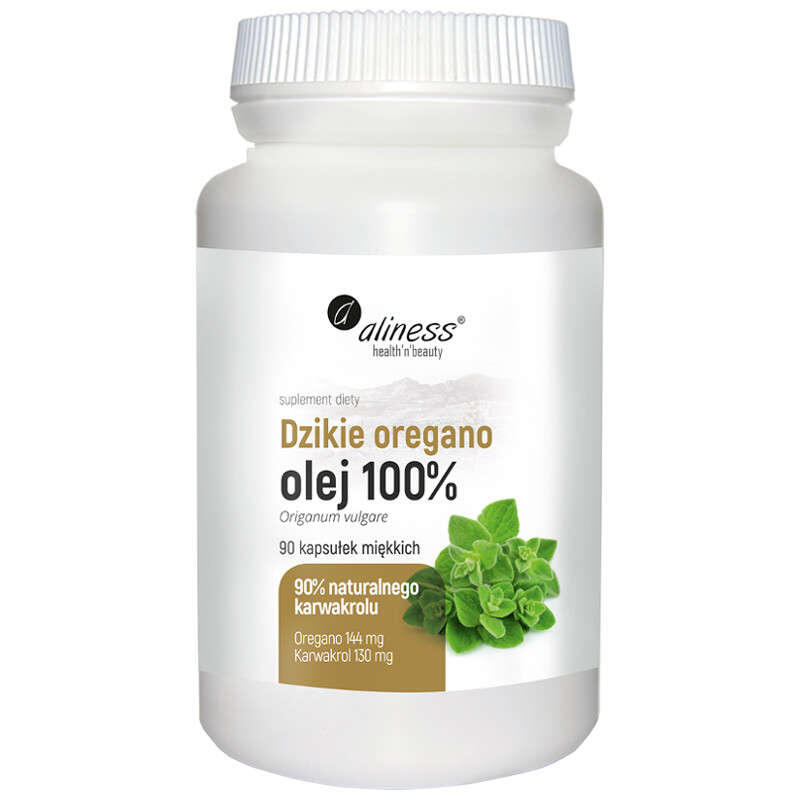 Dzikie oregano olej 100% ALINESS 90 kaps