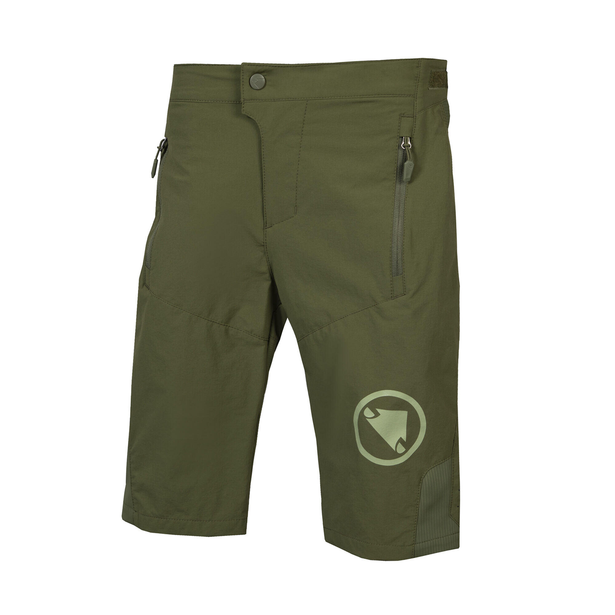 Spodenki rowerowe dziecięce Endura MT500 Burner Short Jr olive green