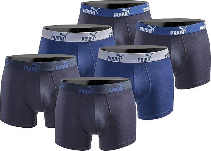 Bokserki majtki męskie Puma Boxershorts 6-pak bawełniane